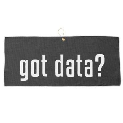 Got Data Funny Business Data Analyst Large Microfiber Waffle Golf Towel