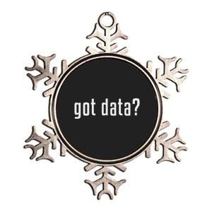 Got Data Funny Business Data Analyst Metallic Star Ornament