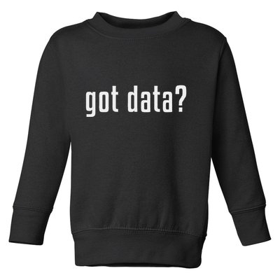 Got Data Funny Business Data Analyst Toddler Sweatshirt
