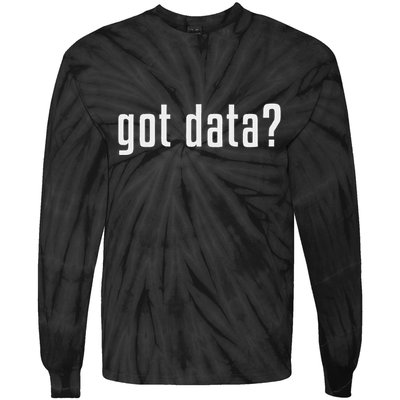 Got Data Funny Business Data Analyst Tie-Dye Long Sleeve Shirt