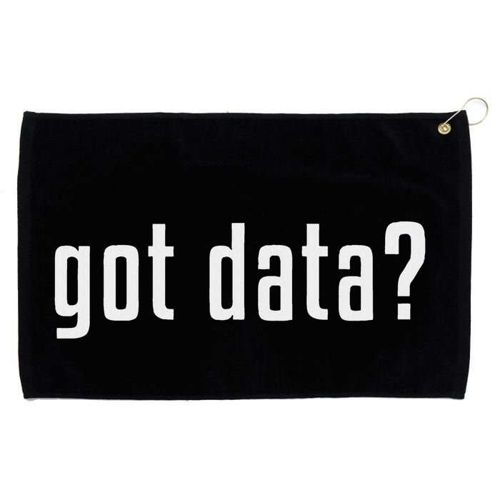 Got Data Funny Business Data Analyst Grommeted Golf Towel