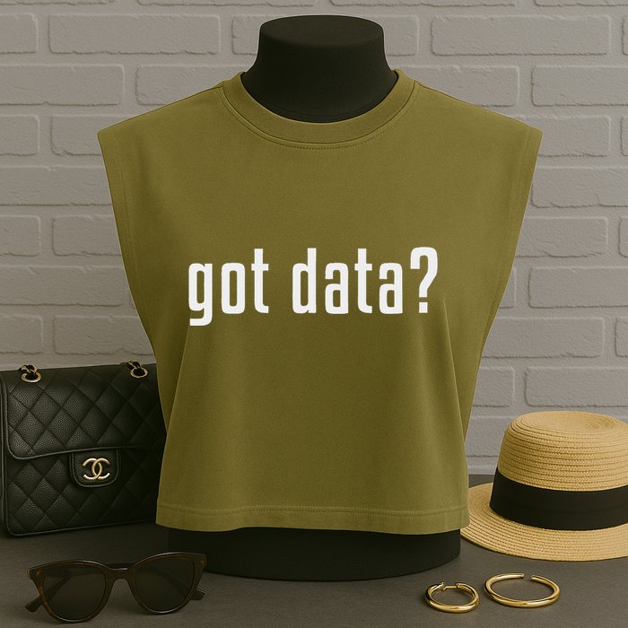 Got Data Funny Business Data Analyst Garment-Dyed Women's Muscle Tee