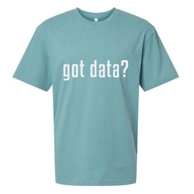 Got Data Funny Business Data Analyst Sueded Cloud Jersey T-Shirt