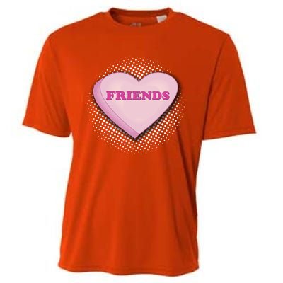 Galentines Day Friends Pink Heart Gift Cooling Performance Crew T-Shirt