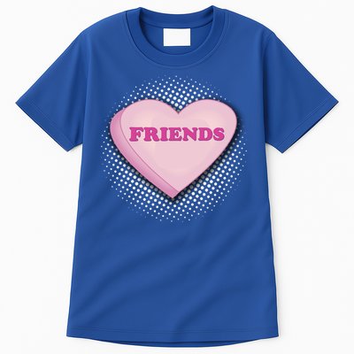 Galentines Day Friends Pink Heart Gift Tall T-Shirt