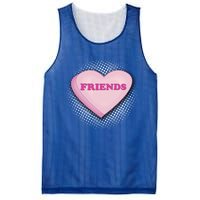 Galentines Day Friends Pink Heart Gift Mesh Reversible Basketball Jersey Tank