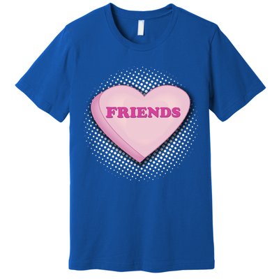 Galentines Day Friends Pink Heart Gift Premium T-Shirt