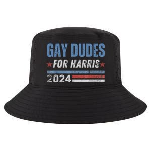 Gay Dudes For Harris Walz 2024 Kamala Harris For President Gift Cool Comfort Performance Bucket Hat