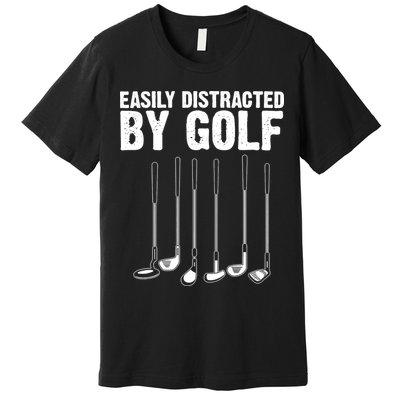 Golf Design Funny Golfing Sports Lover Golfers Premium T-Shirt