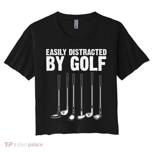 Golf Design Funny Golfing Sports Lover Golfers Crop Top