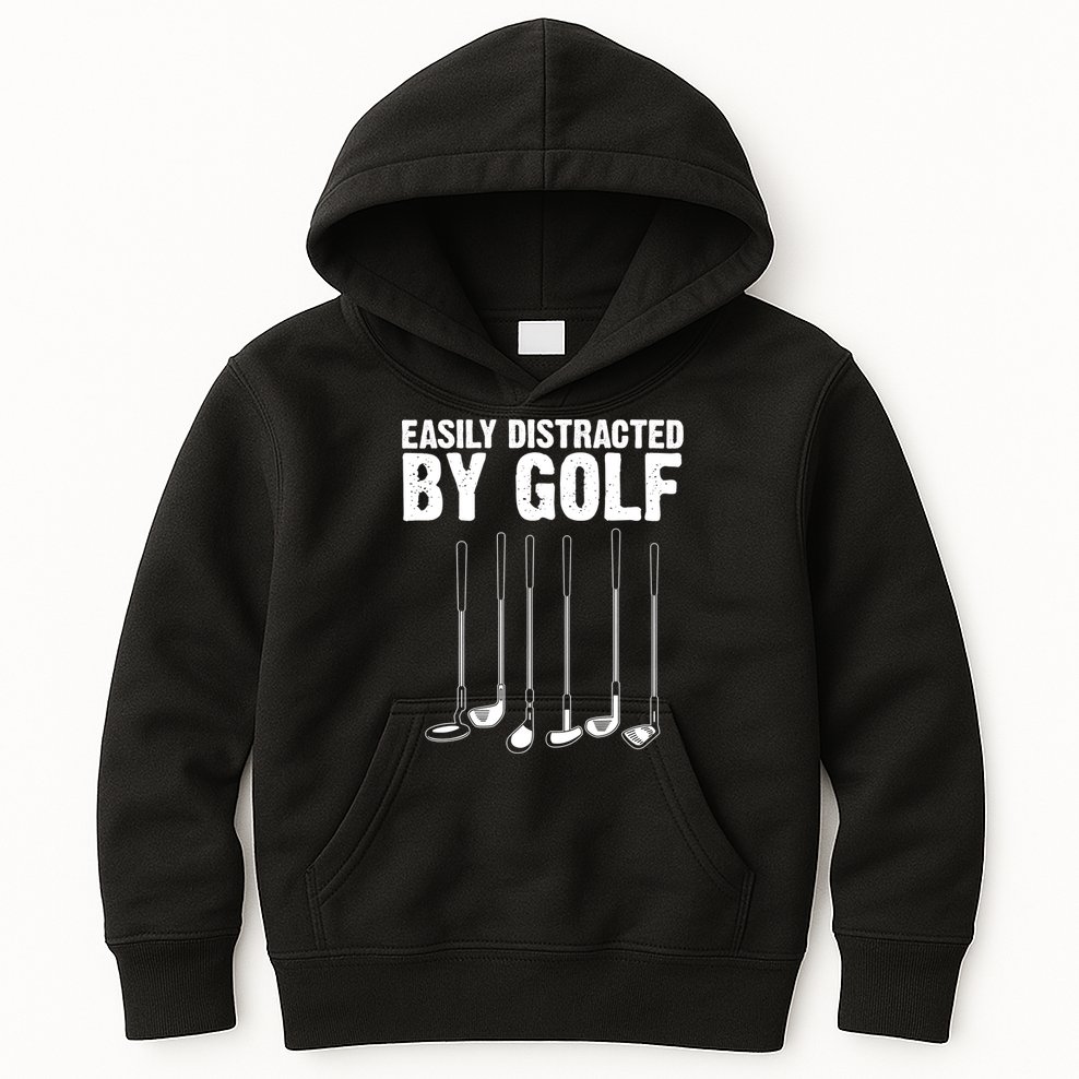 Golf Design Funny Golfing Sports Lover Golfers Kids Hoodie