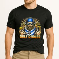 Gelt Digger Funny Jewish Rapper Isreali Cooling Performance Crew T-Shirt