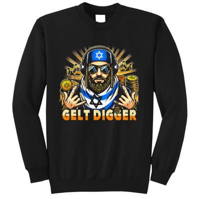 Gelt Digger Funny Jewish Rapper Isreali Sweatshirt