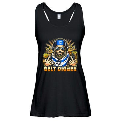 Gelt Digger Funny Jewish Rapper Isreali Ladies Essential Flowy Tank
