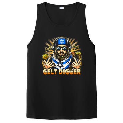 Gelt Digger Funny Jewish Rapper Isreali PosiCharge Competitor Tank