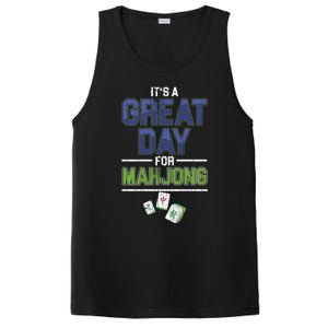 Great Day For Mahjong Player Chinese Board Game Solitaire Funny Gift PosiCharge Competitor Tank