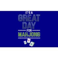 Great Day For Mahjong Player Chinese Board Game Solitaire Funny Gift Bumper Sticker