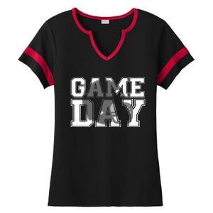 Game Day Fantasy Football Season Funny Ladies Halftime Notch Neck Tee