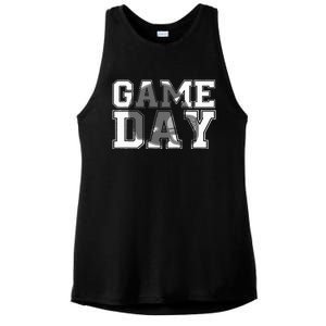 Game Day Fantasy Football Season Funny Ladies PosiCharge Tri-Blend Wicking Tank