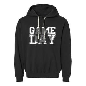 Game Day Fantasy Football Season Funny Garment-Dyed Fleece Hoodie