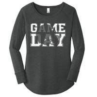 Game Day Fantasy Football Season Funny Women's Perfect Tri Tunic Long Sleeve Shirt