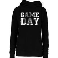 Game Day Fantasy Football Season Funny Womens Funnel Neck Pullover Hood