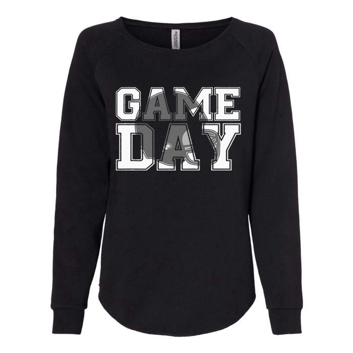 Game Day Fantasy Football Season Funny Womens California Wash Sweatshirt