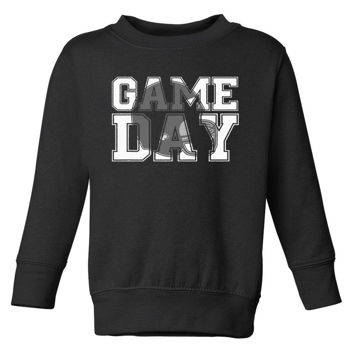 Game Day Fantasy Football Season Funny Toddler Sweatshirt