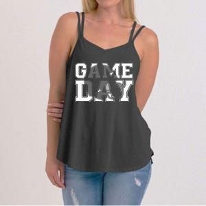 Game Day Fantasy Football Season Funny Women's Strappy Tank