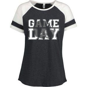 Game Day Fantasy Football Season Funny Enza Ladies Jersey Colorblock Tee