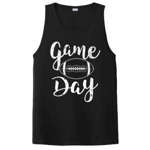 Game Day Football Cute Football Top Meaningful Gift PosiCharge Competitor Tank