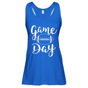 Game Day Football Cute Football Top Meaningful Gift Ladies Essential Flowy Tank