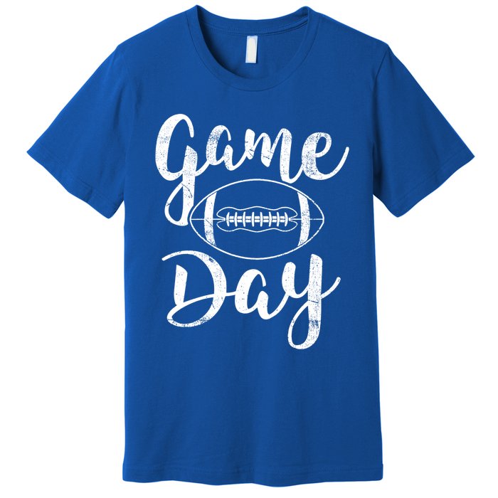 Game Day Football Cute Football Top Meaningful Gift Premium T-Shirt