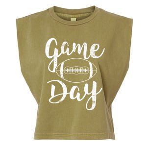 Game Day Football Cute Football Top Meaningful Gift Garment-Dyed Women's Muscle Tee