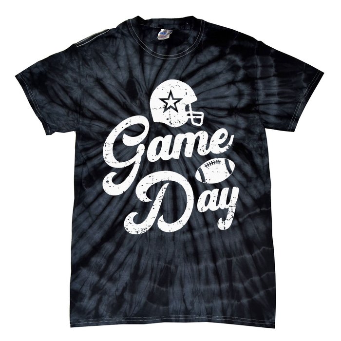 Game Day Fantasy Football Season FunnyVintage Tie-Dye T-Shirt