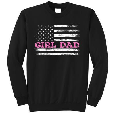 Girl Dad FatherS Day Dad Daughter Dad Of Outnumbered Sweatshirt