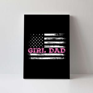 Girl Dad FatherS Day Dad Daughter Dad Of Outnumbered Canvas