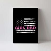 Girl Dad FatherS Day Dad Daughter Dad Of Outnumbered Canvas