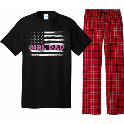 Girl Dad FatherS Day Dad Daughter Dad Of Outnumbered Pajama Set