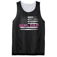 Girl Dad FatherS Day Dad Daughter Dad Of Outnumbered Mesh Reversible Basketball Jersey Tank