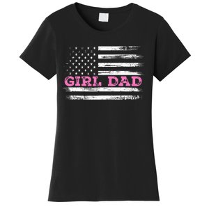 Girl Dad FatherS Day Dad Daughter Dad Of Outnumbered Women's T-Shirt