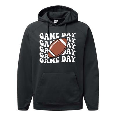 Game Day Football Fan Performance Fleece Hoodie