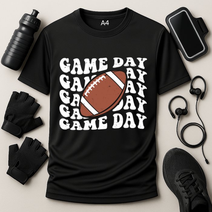 Game Day Football Fan Cooling Performance Crew T-Shirt