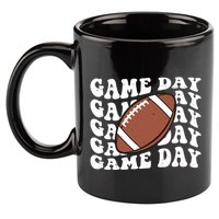 Game Day Football Fan 11oz C Handle Ceramic Mug