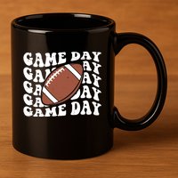 Game Day Football Fan 11oz C Handle Ceramic Mug