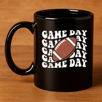Game Day Football Fan 11oz C Handle Ceramic Mug