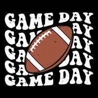 Game Day Football Fan Drawstring Bag