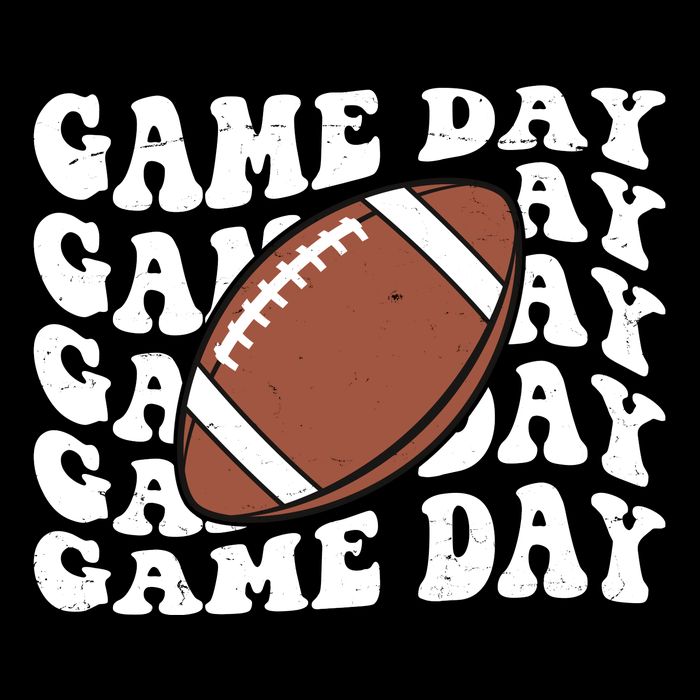 Game Day Football Fan Drawstring Bag