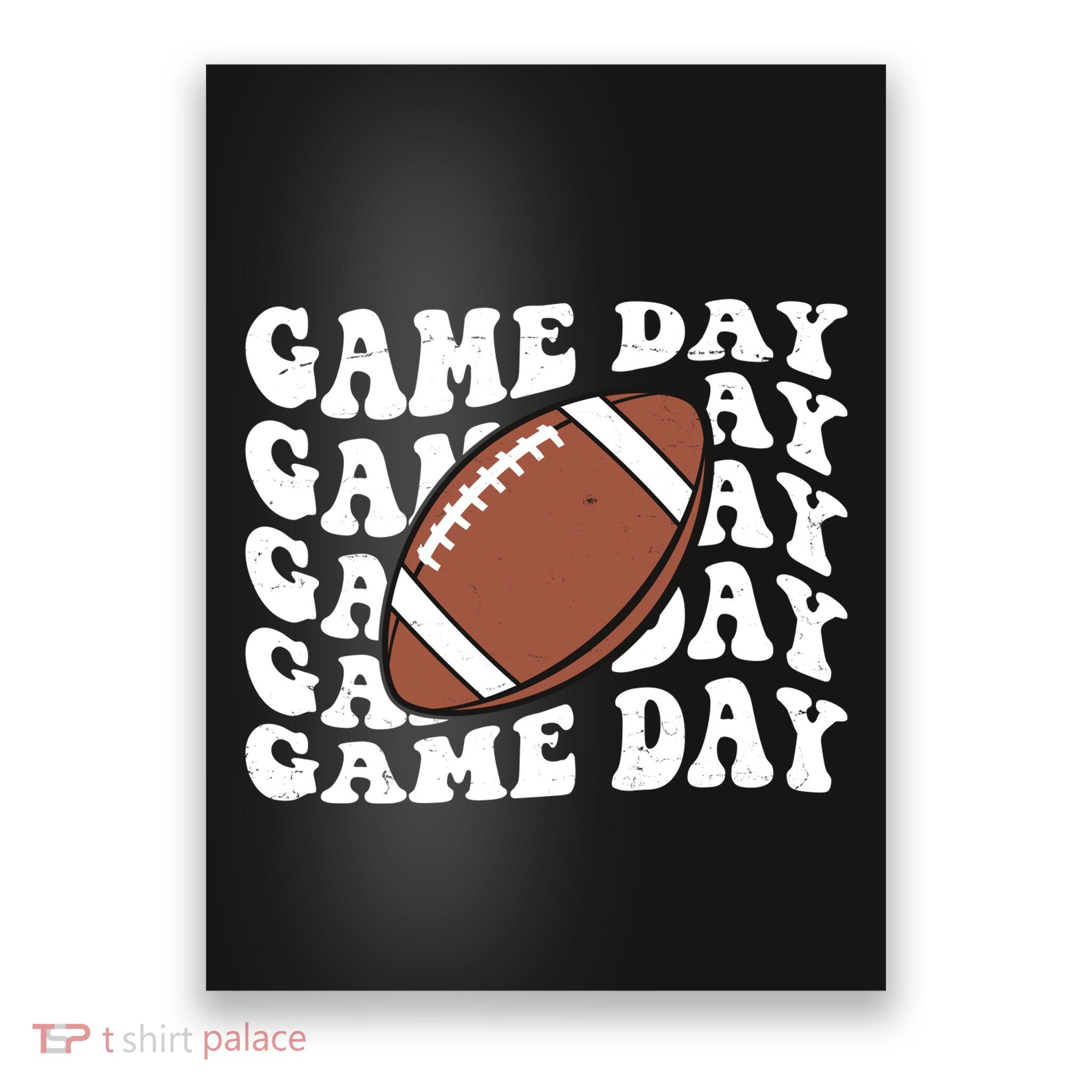 Game Day Football Fan Poster