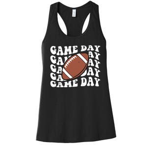 Game Day Football Fan Women's Racerback Tank